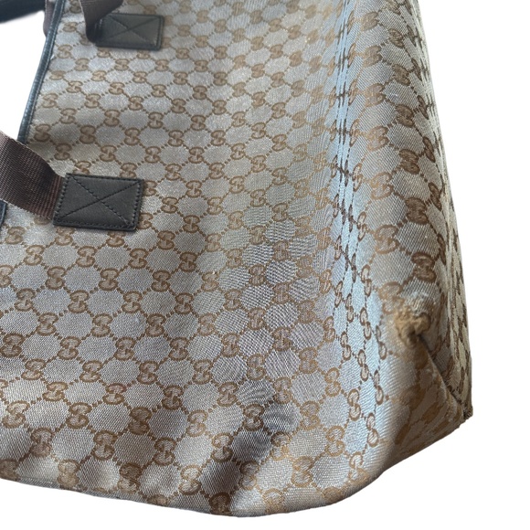 Gucci GG Canvas Large "Simmer" Tote Bag - Picture 12 of 16